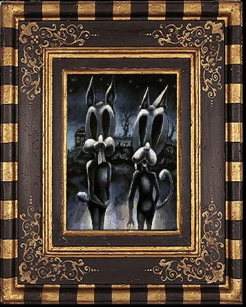  photo Creapy Cute Creatures of the Night framed_1.jpg
