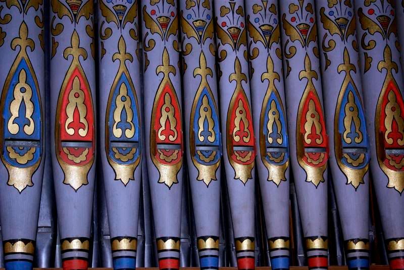 organ pipes