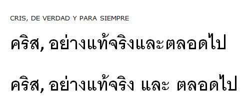 Traducción de palabras de Castellano al Tailandés - Thai - Foro Tailandia