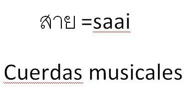 Traducción de palabras de Castellano al Tailandés - Thai - Foro Tailandia