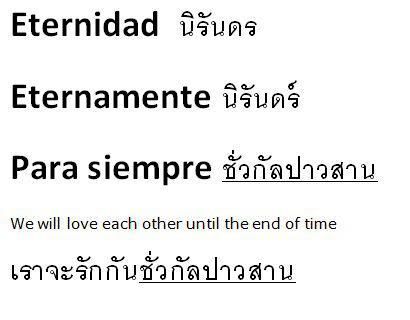 Traducción de palabras de Castellano al Tailandés - Thai - Foro Tailandia
