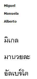 Traducción de palabras de Castellano al Tailandés - Thai - Foro Tailandia