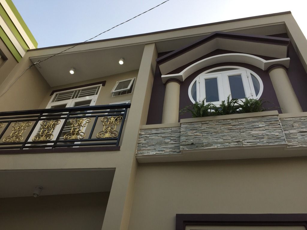 Nhà mới xây Q12 bề ngang 6m,hẻm bêtông 4m,đúc 1 lầu - 1