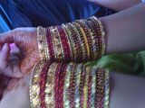 SS adoring her new set of bangles