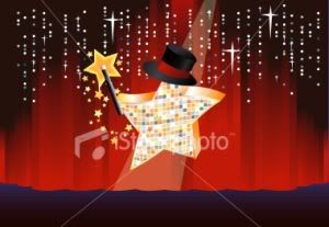 Behind the curtain star performer