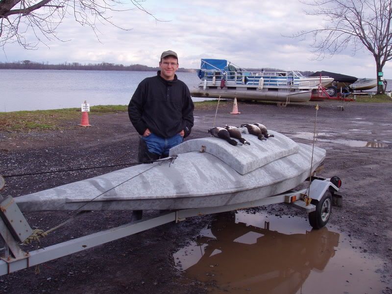 : Duck Boat/Hunting Forum: Show me your open water grey painted rigs