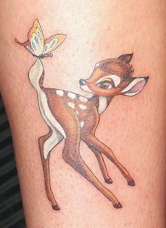 Cute Tattoos on Cute Bambi Tattoo   Tattoos   Tato  Art Tattoo Tribal Celtic Design