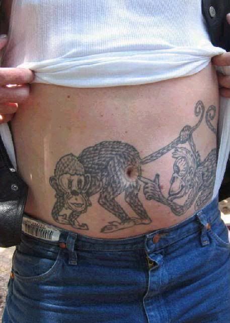 monkey see, monkey do, monkey tattoo! Pictures, Images and Photos