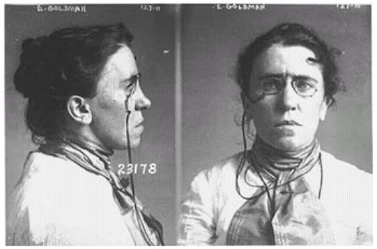 Emma Goldman Mugshot