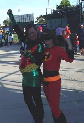 Robin and Mrs. Incredible