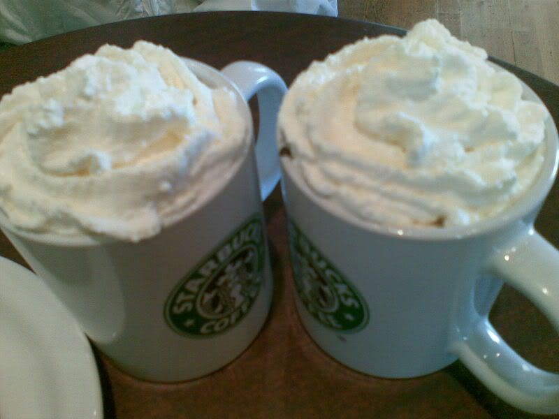 Caramel Hot Chocolate &amp; Hazelnur Hot Chocolate! Pictures, Images and Photos