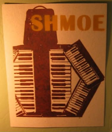 Shmoe now adorns our wall!
