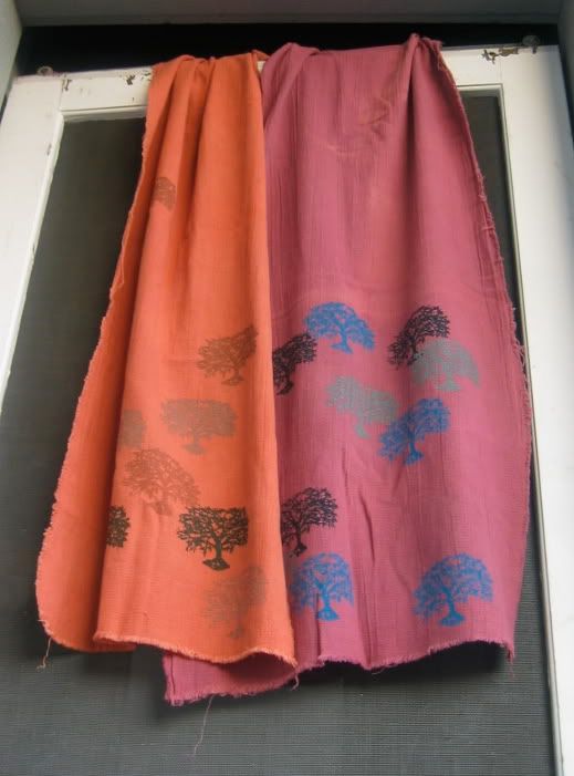 new cotton shawls....a great transition piece for summer to fall