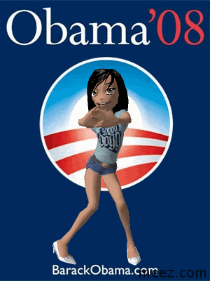 Dancing Obama Girl Pictures, Images and Photos
