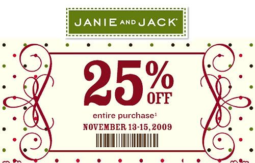 janie and jack coupon code