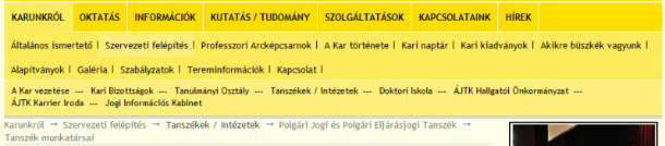 túlbonyolított menü túlbonyolított menü