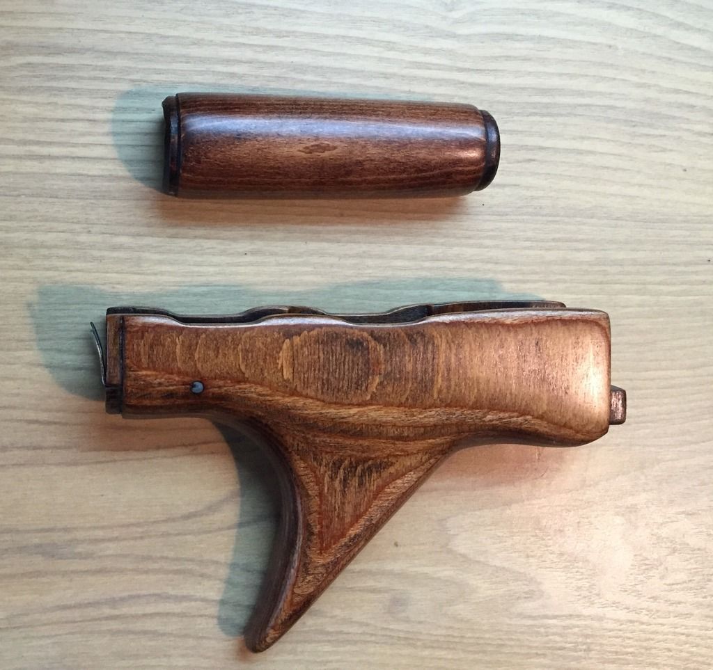 WTS AK Handguard sets Arsenal black (US) & Romanian (Shark Fin