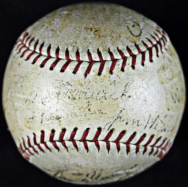 1935 Nl All Stars (22) Signed Onl Baseball Ott Medwick Hubbell Waner Psa #s02327