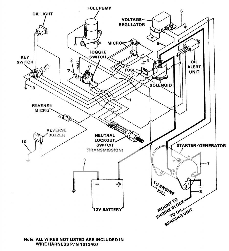 1999 Ez Go Txt Wiring Diagram
