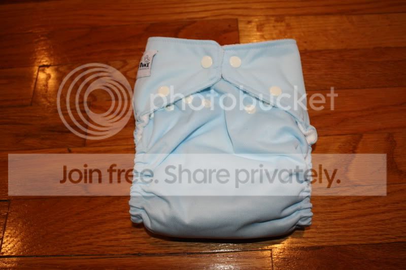 EUC Sky Blue FuzziBunz Perfect Size Medium ~Free Shipping~