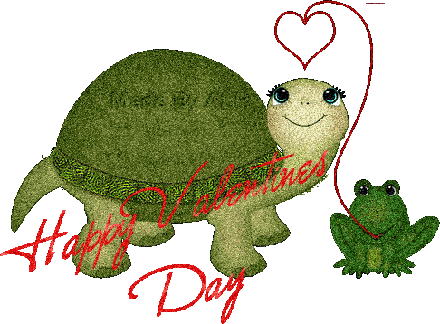 HappyValentinesDayTortoiseFrog.gif