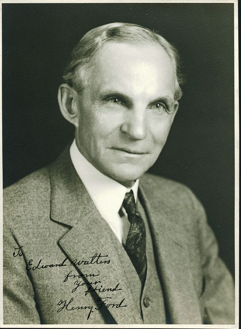 Henry Ford Authentic Signed 7x9.25 Photo w/ Graded 9 Autograph PSA/DNA ...