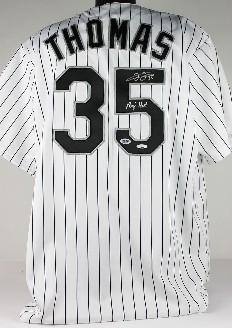 White Sox Frank Thomas "Big Hurt" Signed Authentic Jersey Tristar PSA DNA