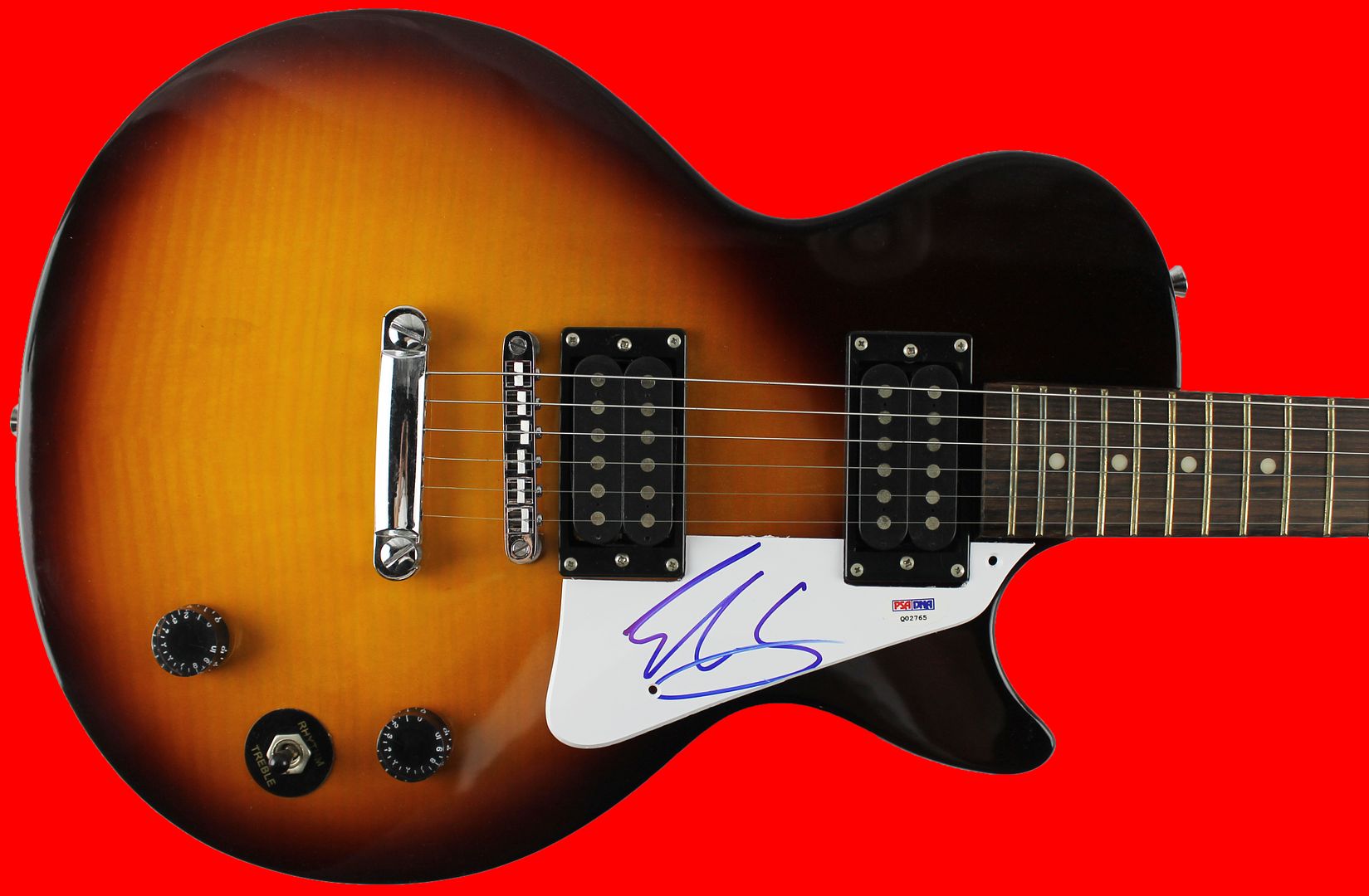 Eddie Van Halen Signed Electric Guitar Autographed PSA DNA Q02765