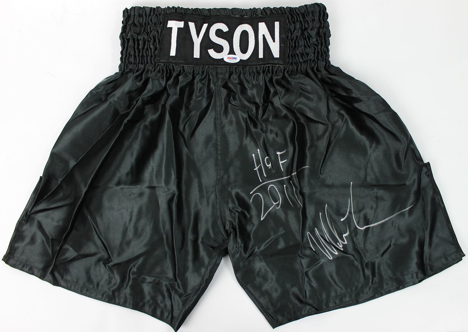 Mike Tyson "HOF 2011" Authentic Signed Boxing Trunks Autographed PSA DNA ITP