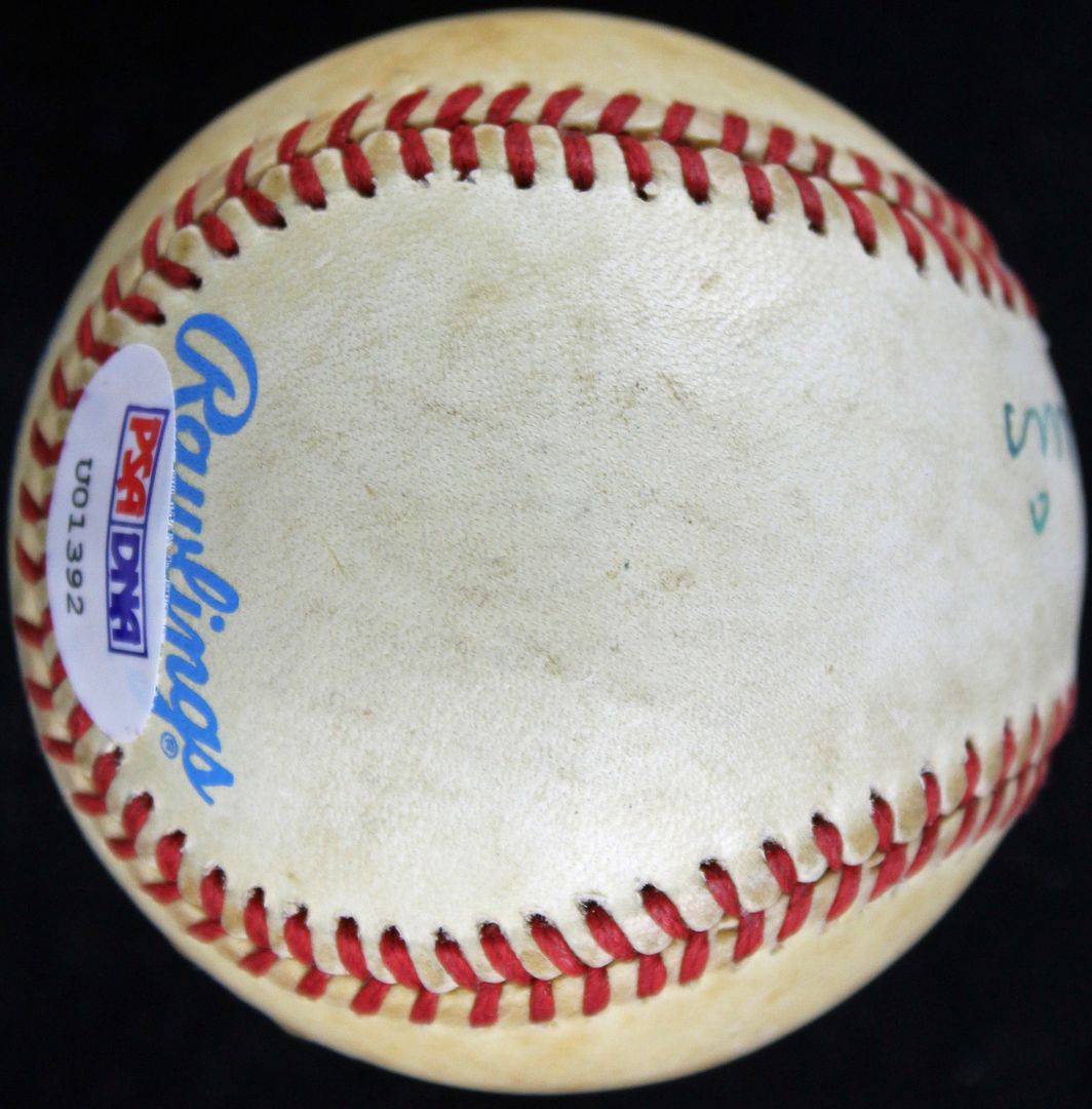 Yankees Roger Maris Single Signed Authentic OAL MacPhail Baseball PSA U01392