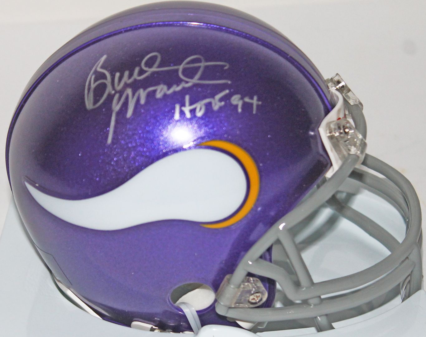 Vikings Bud Grant "HOF 94" Authentic Signed Mini Helmet Autographed PSA DNA