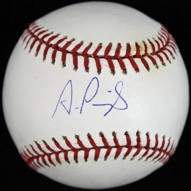 ANGELS ALBERT PUJOLS SIGNED AUTHENTIC OML BASEBALL STEINER & PSA/DNA # 